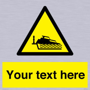 Custom warning grounding cruiser on lock cill